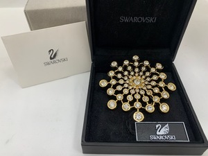 ☆1000円スタート☆　SWAROVSKI スワロフスキー アクセサリー ブローチ　ピンブローチ　◆23944