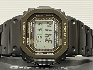 CASIO G-SHOCK GMW-B5000TB-1JR　Bluetooth ソーラー電波腕時計　チタン 中古