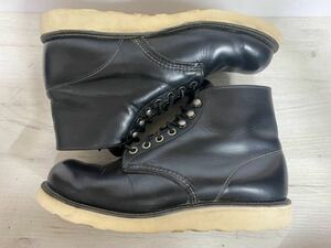 ★良品★羽タグ★レッドウィング 8165 ★US9D(27.0〜27.5)アイリッシュセッター 黒 ブラック★プレーントゥ ブーツ 875 