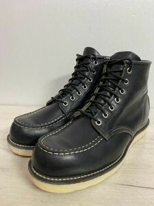 03/12製造年★美品★レッドウィング 9075アイリッシュセッター 黒 US8D(26.0〜26.5)ブーツ redwing 875 9011 8130