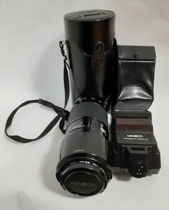 【ジャンク】MINOLTA　ミノルタ　レンズ　ストロボ　動作未確認　PROGRAM 2800 AF　AF LENS　70-210　カメラレンズ　カメラストロボ　中古