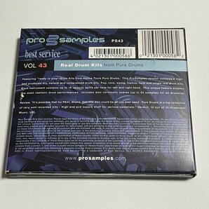 2CD(CD/CD-ROM)『PRO SAMPLES best service VOL.43 PS43 REAL DRUM KITS』サンプリング素材 プロサンプルズ ドラムブレイク ドラム ネタの画像2