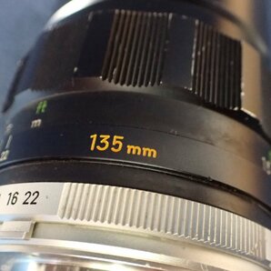 ★032747 ミノルタ MINOLTA MC TELE ROKKOR-PF F2.8 135mm カメラレンズ ジャンク品★の画像6