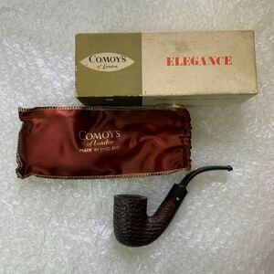 箱付き　良品　COMOY'S コモイ　アンティーク　パイプ 喫煙具　イギリス製　elegance