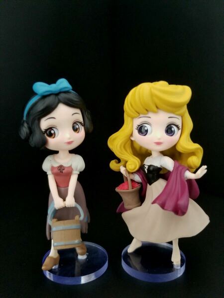 Disney characters Q posket Qposket petit ディズニーキャラクターズ プチ 白雪姫( snow white) & オーロラ姫(Princess Aurora) 用台座