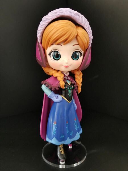 ディズニーキャラクターズ Q posket Qposket Disney Characters -Anna- アナと雪の女王 アナ 通常カラー 用台座