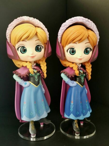 ディズニーキャラクターズ Q posket Qposket Disney Characters -Anna- アナと雪の女王 アナ 2種 用台座