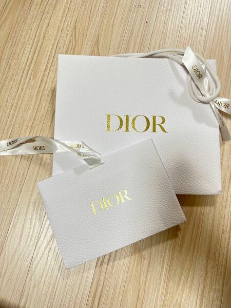紙袋 Dior ショップ袋 ショッパー DIOR クリスチャン ディオール クリスチャンディオール 空箱 Christian