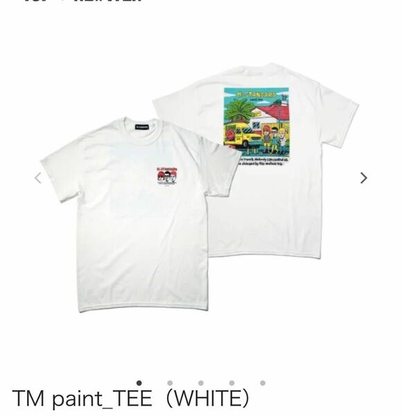 HI-STANDARD TM paint_TEE（WHITE）ハイスタンダード　新品　未使用　未開封　サイズ　XL