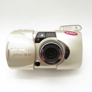 動作美品 OLYMPUS μ[mju:] Ⅲ 120 オリンパス ミューコンパクトフィルムカメラ現状品