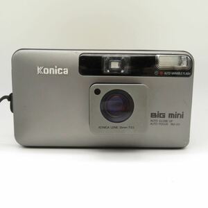 通電のみ確認 KONICA コニカ BIG mini ビッグミニ BM-201 フィルムカメラ