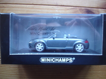 *1/43　MINICHAMPS　AUDI　TT　Roadster　1999　Grey　宅急便着払発送_画像1