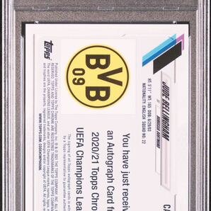 ◆PSA 8 NM-MT/鑑定品◆2020 Topps Chrome UEFA Champions League Autograph 【 Jude Bellingham ( ジュード・ベリンガム ) 】 ルーキー RCの画像2