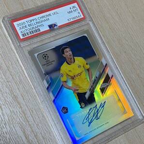 ◆PSA 8 NM-MT/鑑定品◆2020 Topps Chrome UEFA Champions League Autograph 【 Jude Bellingham ( ジュード・ベリンガム ) 】 ルーキー RCの画像3