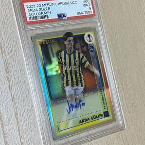 ◆PSA 9 MINT/鑑定品◆ 2022-23 Topps Merlin Chrome UCC Autograph 【 Arda Guler ( アルダ・ギュレル ) 】 RC ルーキーカード 直筆サインの画像3