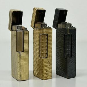 1円〜 ダンヒル ペンギン ライター まとめ dunhill PENGUIN ローラー ガスライター ゴールドカラー 喫煙具 喫煙グッズ タバコ 煙草