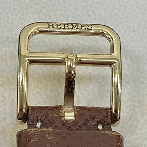 HERMES エルメス Hウォッチ HH1.201 QZ クォーツ ゴールド文字盤 レディース 腕時計 ブランド の画像6