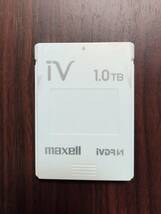 Maxellマクセル iVDR-S カセットHDD 1TB　（白）_画像1