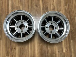 希少 ハヤシレーシング ハヤシストリート 13x 8j -5 114.3 4h 当時 旧車 サニー サニトラ レビン トレノ B110 B122 TE27 ハヤシ 深リム