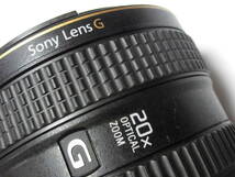 SONY ビデオカメラ HDR-AX2000 用 部品/ Sony Lens G 1.6/4.1-82 _画像4