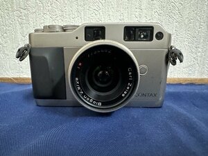 CONTAX コンタックス レンジファインダー フィルムカメラ G1 Biogon 2.8/28 T* レンズ付き 簡易動作確認済み 現状品 中古