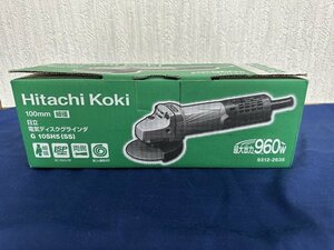 Hitachi Koki 日立工機 電気ディスクグラインダ G10SH5 100mm 細径 現 HiKOKI ハイコーキ 未使用 買取品