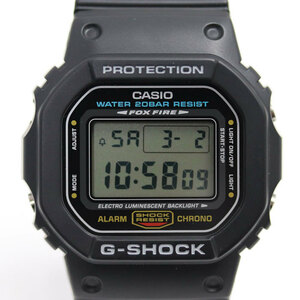 CASIO カシオ G-SHOCK　5600 SERIES 腕時計 電池式 DW-5600E-1 メンズ 中古 美品