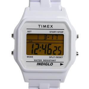 TIMEX Timex Classic плитка коллекция наручные часы тип аккумулятора белый TW2V20100VK мужской не использовался покупка товар 