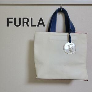 FURLA フルラ ハンドバッグ ミニトート レザー マルチカラー