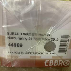 SUBARU WRX STI No.133 Nurburgring 24-hour Race 2012 1/43 EBBRO 未使用品の画像2