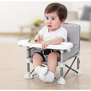 [HB.YE]ベビーチェア テーブルチェア 子供 赤ちゃん 携帯 ダイニングチェア 食事 椅子 子供 お食事椅子 折り畳み携帯ベビの画像2