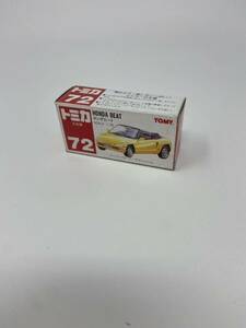 中古　TOMY 　トミー　トミカ　トミカ　72　ホンダ　ビート　イエロー　1/50　赤TOMYロゴ　日本製 ※④