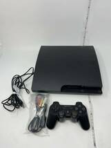 中古　PS3 本体 チャコール・ブラック（CECH-3000A 160GB) SONY PlayStation プレイステーション ※動作未確認　現状品_画像3