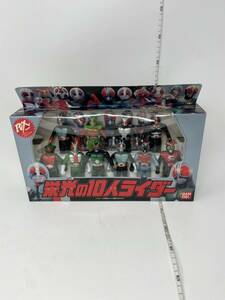 中古　仮面ライダーBLACK RX/'1989年製 栄光の10人ライダー 新品 検)フィギュア/ソフビ/ポピー/バンダイ/特撮/東映/石森プロ/昭和レトロ