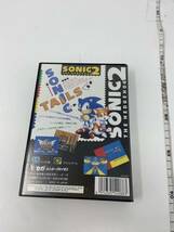 中古　ソニック・ザ・ヘッジホッグ2　SONIC THE HEDGEHOG2 ソニック2　SONIC2　メガドライブ　現状品_画像2