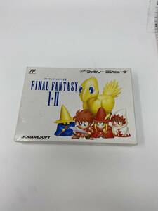 中古　ファイナルファンタジーI・II ファミコンソフト ファミコン スクウェア 現状品