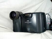 シャープ Hi8ビデオカメラ VL-HL3 (バッテリー、AVアダプタ、DCコード、AVアダプタ、ワイコン付)動作品_画像7