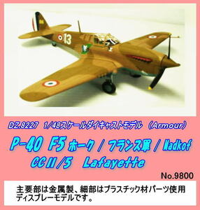 DIC-C8227 1/48 P-40 F-5 Warhawk/仏空軍（Ａｕｍｏｕｒ）