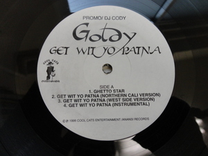 Goldy - Get Wit Yo Patna オリジナル原盤 12 高速フロウ GANGSTA HIPHOPサウンド　視聴