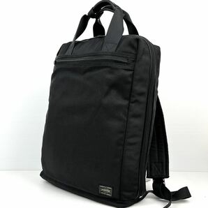 1円～【極美品】PORTER STAGE 2WAY RUCKSACK ポーター ステージ ラックサック バックパック リュック 通勤 通学 大容量 A4収納可 メンズの画像1