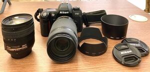 Nikon ニコン F80 フィルムカメラ 70-300mm 1：4-5.6D 24-85mm 1：3.5-4.5G fah 2H257A