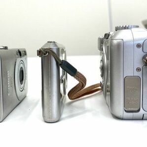 Nikon COOLPIX 885 CASIO EXILIM EX-S600 Canon キヤノン IXY PC1262 コンパクトデジタルカメラ 3台まとめて fah 3H259Aの画像3