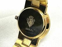 GUCCI グッチ 3300.2.L レディース クオーツ ゴールドカラー 腕時計 fah 3K308Y_画像7