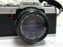 MINOLTA ミノルタ XG-E MD ROKKOR 45mm 1:2 一眼レフカメラ 動作未確認 レンズ 中古 fah 4J031K_画像6