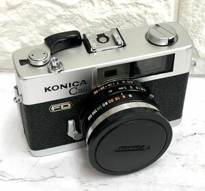 KONICA コニカ C35 FD レンジファインダー フィルムカメラ HEXANON ヘキサノン 38mm F1.8 レンズ シャッターOK フィルター付 fah 3H232S