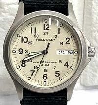 SEIKO セイコー ALBA アルバ V743-8000 FIELD GEAR フィールドギア クォーツ デイデイト メンズ 腕時計 fah 3H217S_画像3
