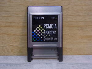 ^G/149* Epson EPSON* CompactFlash *PC card adapter *ECFA-ADP* operation unknown * Junk 