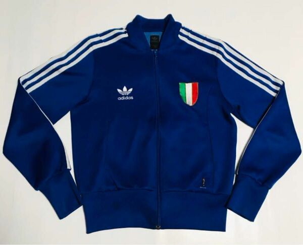 adidas アディダス ジャージ トラックジャケット ITALIA イタリア タイト 小さめ S