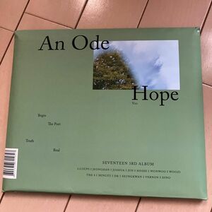 SEVENTEEN 3RD ALBUM 'An Ode' hope ver