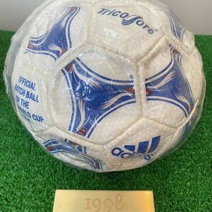 アディダス ヒストリカル マッチボール ワールドカップ W杯 ケース付 205-1/400 1994年 1998年 2002年 アメリカ フランス 韓国 adidasの画像7